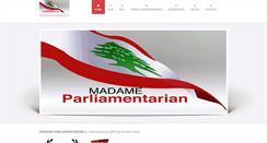 Desktop Screenshot of madameparliamentarian.com